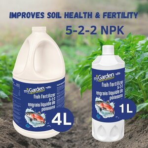 Liquid Fertilizer Fish Fertilize 5-2-2 NPK 1L - image 2