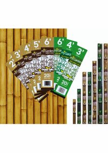 myGarden - Bamboo Stakes - Natural Bulk Canes Light 2’ (06/08mm) 1000pcs/unit