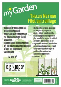 myGarden - Trellis Netting (CLR 6") 6.5'x1000'