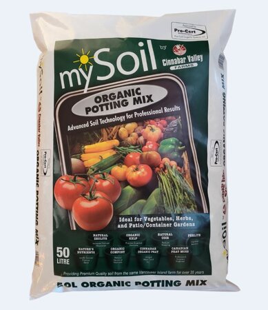 mySoil Organic Potting mix 50L